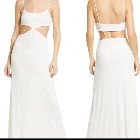 Free People White Cutout Dress - Picture 2 of 2